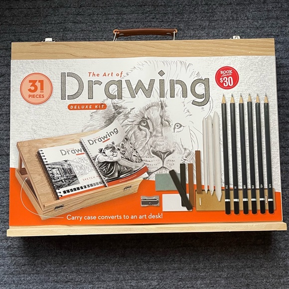 hinkler Toys Nwt The Art Of Drawing Deluxe Kit Poshmark